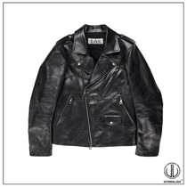 HDK (sea perception) 16FW HORWEEN horse leather biker leather jacket Moherland Road Yuwenle VISVI