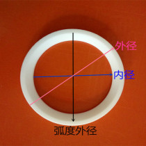 DN80 ball valve Teflon sealing ring Q41 white plastic gasket sphere ball core cushion 3 inch ball valve seat