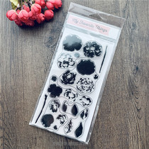 MFT watercolor flower watercolor flowers import transparent seal