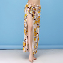 Belly dance costume female skirt summer sexy 2019 new practice suit bottoms beginner long skirt hip skirt