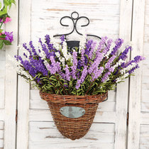 Fan · makeup home decoration flower silk flower combination placed floral vintage old wicker wall imitation flower set