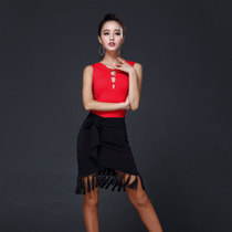 HCDance Latin dance dress female adult hip skirt new dance skirt practice dress rump skirt hip