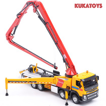  Caiper alloy simulation concrete pump truck crane cement transport engineering car model childrens toy gift