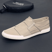 2020 Summer New Old Beijing Canvas Shoes Casual Trendy Men's Shoes Slip On Breathable Men's Shoes