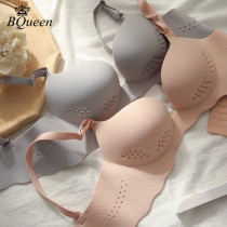 Underwear Summer slim fit for women No steel ring large chest display small ultra-thin glossy glossy one-piece breathable No-mark comfort