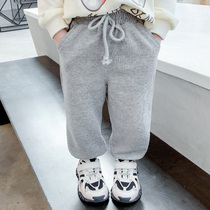 Girls Sports Pants Spring Women Baby 2021 New Korean Foreign Style Pants Wear Childrens Spring Casual Pants