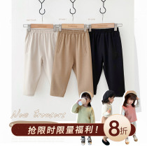 Cookie home baby shop autumn and winter New Baby pants twill suit childrens casual pants girls trousers autumn