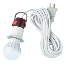 Screw lamp head with wire hook switch led bulb threaded lamp energy-saving lamp holder Extension cord E27 plug hanging type