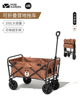 Pastoral flute outdoor camping cart Line Friends joint Foldable Camping Large Capacity Camp Car