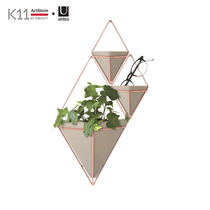 K11ArtStore umbra Canada minimalist flower stand wall decoration living room ceramic wall decorative flower pot