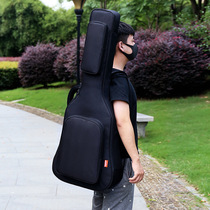 Thickened shoulders folk guitar bag waterproof guitar backpack 40 41 inch travel playing acoustic guitar bag