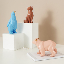 LIMlife Polar Bear resin ornaments Creative animal artist home furnishings Craft decorations Birthday gifts