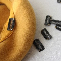 Belle cap fixed hairclip beret invisible hairclip beret clip fixed windproof fish tooth clip need to be hand sewn