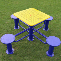 Chess table Park Community new countryside ABS stainless steel middle-aged and elderly outdoor fitness equipment factory direct sales