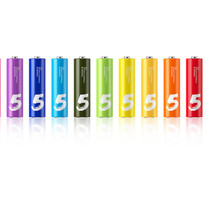 Original Xiaomi ZI5 AA Battery Alkaline Rainbow AA Batteries