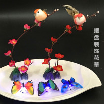 Hotel restaurant dishes sashimi decoration platter cold meal creative plate head decoration pendulum plate decoration flower plate decoration small ornaments