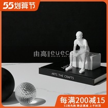 Minimalist modern light lavish art figure Sculpture Pendulum-like room for sale at home Desktop Creative Soft Decorations