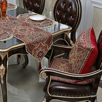 Saint Meiqi European-style Table Flag Extravagant Jacquard American Tea Table Flag Bed Flag Multifunction Table Flag Table Cloth to be made