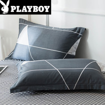  Playboy cotton pillowcase Pillowcase Single double student dormitory cotton pillowcase Pillowcase (Single pack
