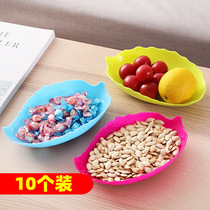 Fruit tray Home Living room Creative Plastics European style minimalist modern fruit tray tea table cute Nordic zero food melon tray