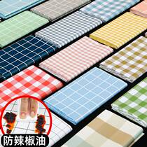 pvc tablecloth waterproof and oil-proof disposable net red desk cloth ins wind student rectangular table table cloth coffee table table mat