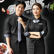 Hot pot milk tea restaurant catering waiter work clothes short-sleeved female front desk cashier Cafe Western restaurant spring and summer clothes