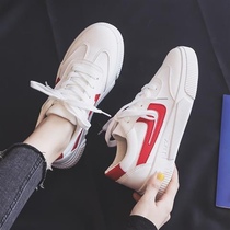 2021 spring new white shoes female Korean student wild canvas trendy shoes white shoes casual flat ins board shoes