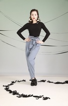 Bettys new Latin dance dress rehearsace for womens national standard dance dress pants with high waist and small leggings BD13