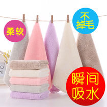 Small towel than pure cotton absorbent towel soft handkerchief washcloth small square towel newborn baby baby towel