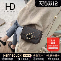 HEANEDUCK bag 2021 new bag small square bag fashion retro niche diamond chain messenger bag female