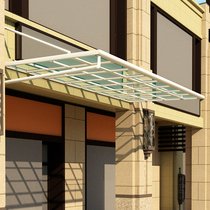 Aluminum alloy awning awning Terrace shed Villa courtyard Balcony gate Shopping mall exhibition hall awning