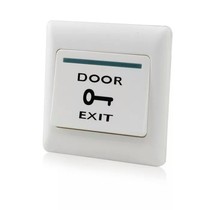 E6 plastic switch access control switch self-reset button when going out and press EXIT closing button 86 type exposed and concealed