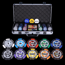 Texas Holdem Chip Tokens Baccarat Clay 0335 Chess Room 14g Chip card chips Custom chip coins