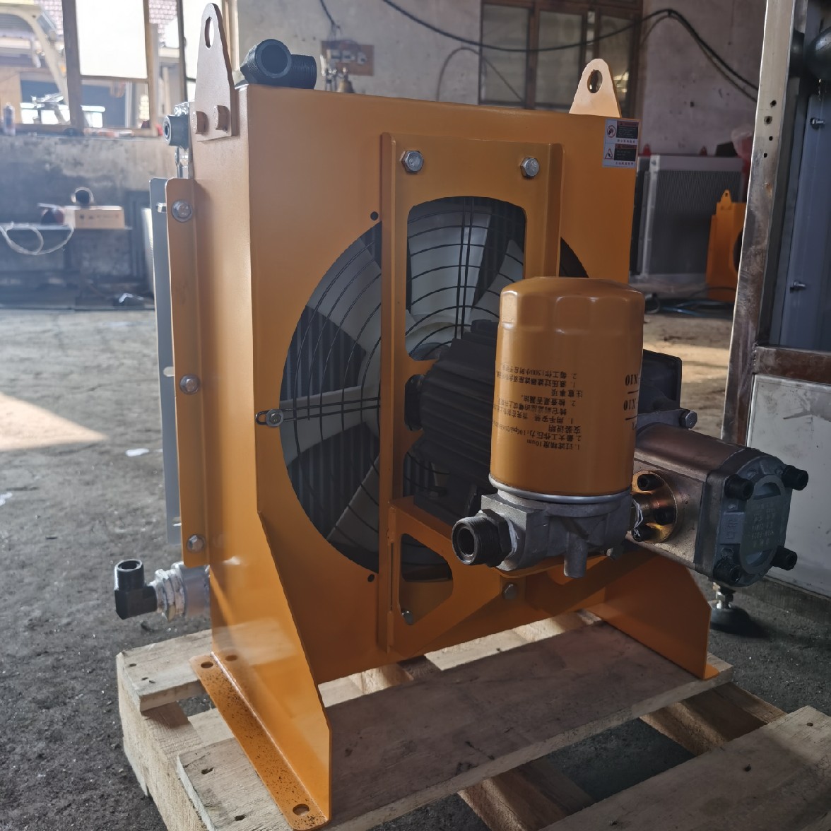 Independent self-circulation AH1490 hydraulic oil air-cooled radiator Hydraulic system Hydraulic press air compressor oil cooling