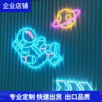 Astronaut neon light lithograph custom lamp LED lamp Advertising lights flexible hose lamp with shape net red