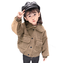 Baby girl spring and autumn clothes Girls  foreign style coat 1 one 3 two 2 three four 5-year-old virgin girl clothes fashionable tops