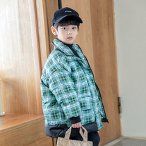 (broken code to pick up the leak) men's children's clothing down jacket coat fried street 2021 new tide brand foreign style children's winter boy