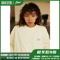 MEDRIA tide brand 2022 new white black long-sleeved national tide loose cotton printed T-shirt men and women couples