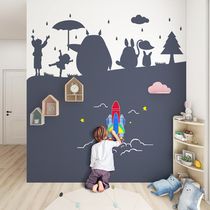 Magnetic Master Magnetic Blackboard Wall Sticker Color Patches Castle Modeling Blackboard Wall Self-adhesive Stickers Home Childrens Room Layout Creative Graffiti Wall Dust-free Easy to Wipe Multi-color optional Environmental Protection Customized