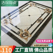 Simple modern Chinese living room floor tiles aisle porch tiles mosaic tiles carpet flowers 800