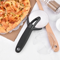 Pizza stainless steel with protective cover tool multifunctional cutter kitchen roller knife kitchen roller knife cake cutting wheel knife machine cake cutting