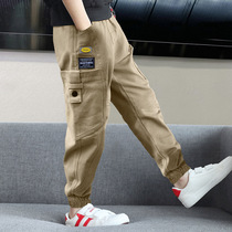 Childrens pants 2020 Korean version of fashion casual sports boys spring and autumn trousers in the big boy boys slim long johns