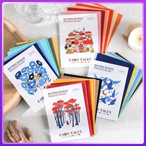 Controlled colorful Sydney paper hand account collage base decorative material paper 60 multi-color thin transparent hand account base paper