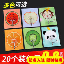 Strong viscose hook cute mini-adhesive wall dormitory hook on wall wall wall canvault