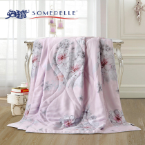 Sleeping Bao Lycel Tencel Xia cool can be washed single double air conditioner quilt core thin double-sided blue fine summer cool quilt