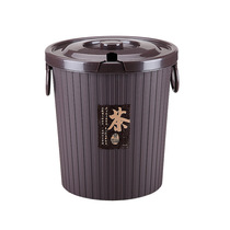 Weishan household tea bucket Tea plastic tea ceremony tea bucket trash can Simple tea accessories Size number tea residue bucket