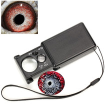 High Times Dove Eyemagnifier Identification Letter Dove LED Light Pearl Portable Jewelry Mirror Telescopic Pull-out 30-60 Times