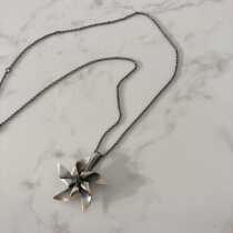 Shunfeng SMFK official alloy Platinum Plated Retro old windmill necklace trend partner