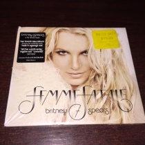 Undemolished Britney Britney Spears Femme Fatale with a sticker