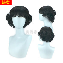 Wig female short hair wig set middle-aged and elderly lady hair mother full head hair high-grade realistic natural